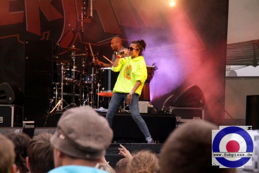 Bomba Estereo (CO) 27. Summer Jam Festival - Fuehlinger See, Koeln - Green Stage 08. Juli 2012 (19).JPG